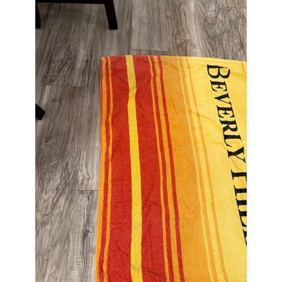 VTG Beverly Hills Polo Club Equestrian Stripped Beach Towel 36"x 70" Pool Resort - Picture 5 of 12